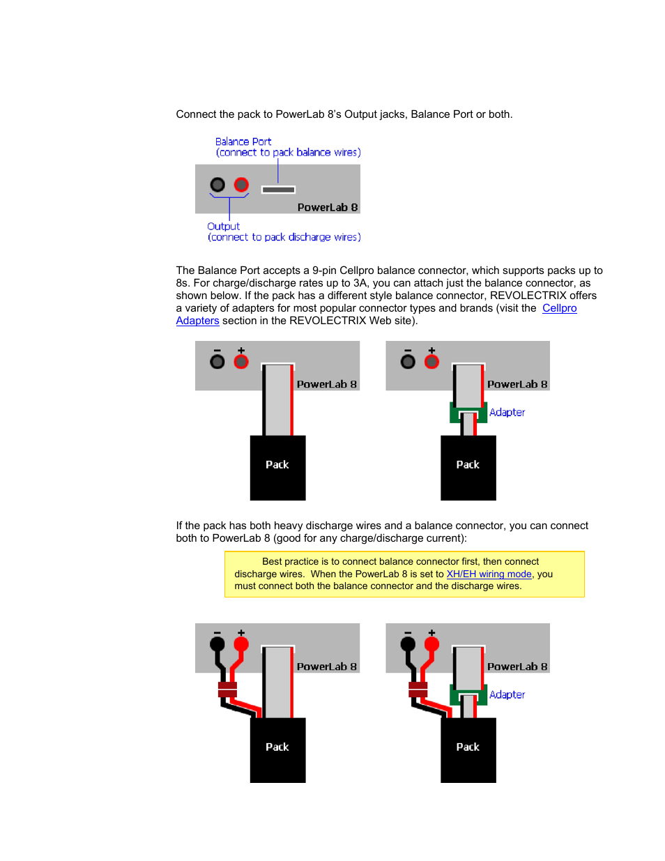 Connect packs: basic, Details | ProgressiveRC 8 PowerLab User Manual | Page 12 / 86
