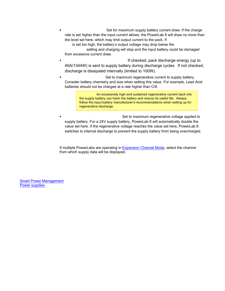 Expansion channel section | ProgressiveRC 8 PowerLab User Manual | Page 44 / 86