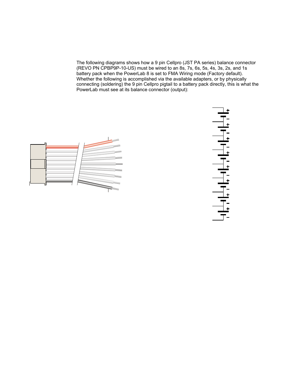 Balance connector wiring, S. see, 8s pack | ProgressiveRC 8 PowerLab User Manual | Page 62 / 86