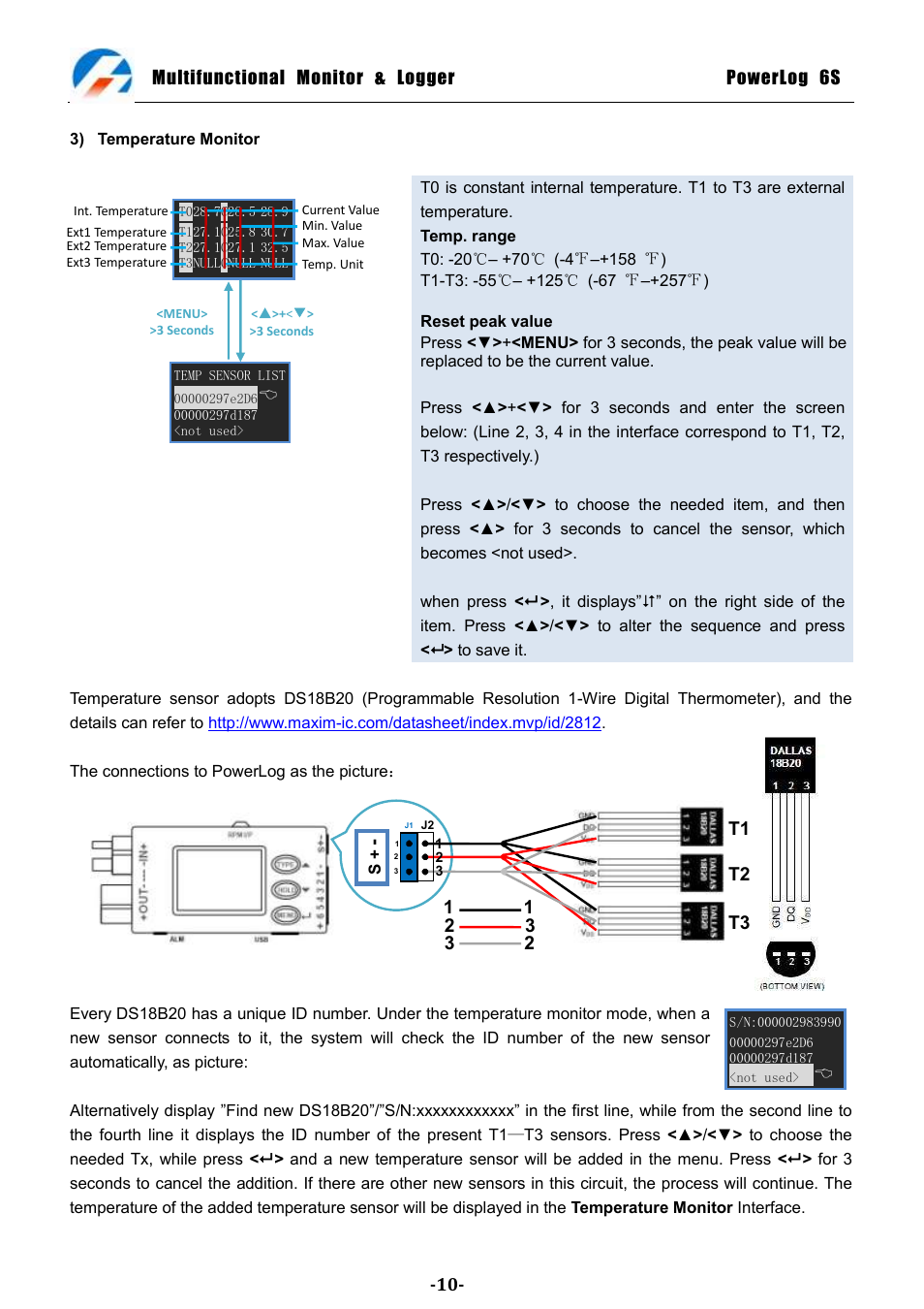 Multifunctional monitor & logger powerlog 6s | ProgressiveRC 6S PowerLog User Manual | Page 10 / 24