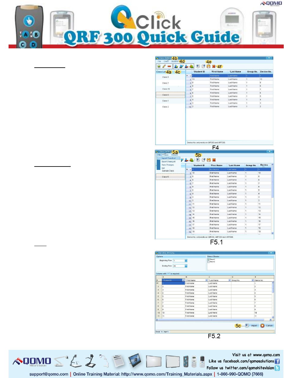 QOMO QRF300 V7 User Manual | Page 2 / 4