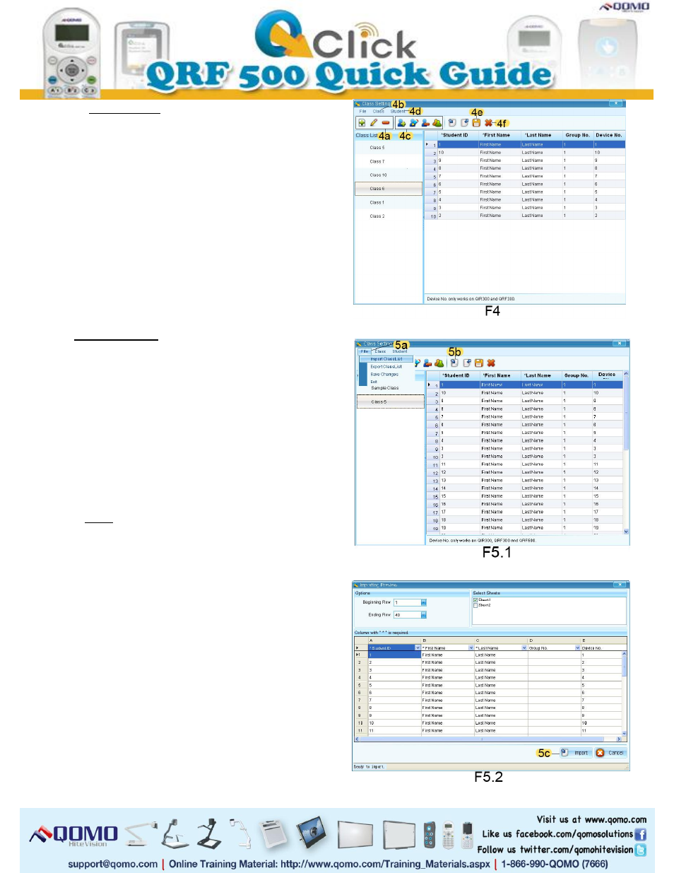 QOMO QRF500 V7 User Manual | Page 2 / 4