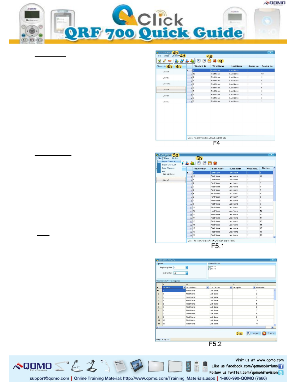 QOMO QRF700 V7 User Manual | Page 2 / 4