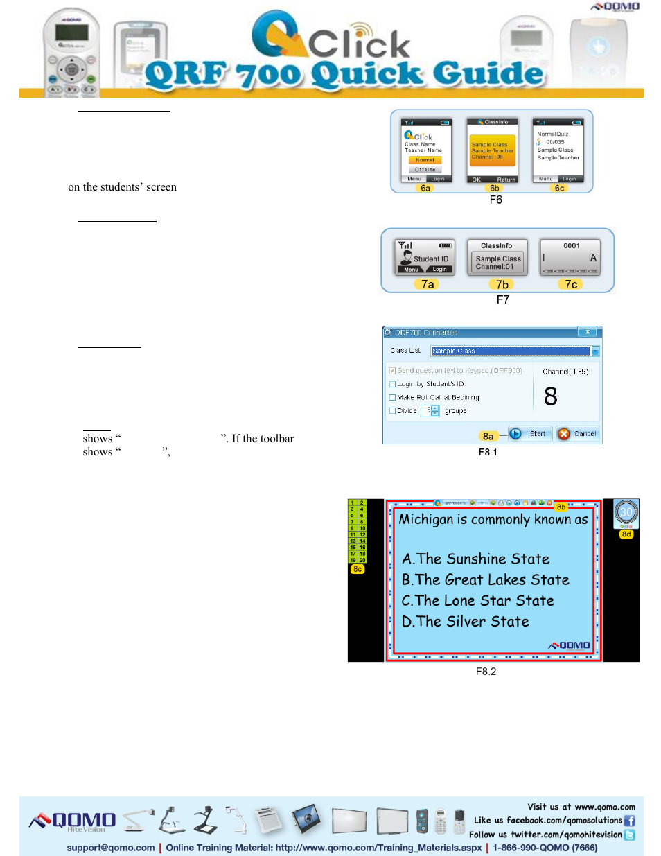 QOMO QRF700 V7 User Manual | Page 3 / 4