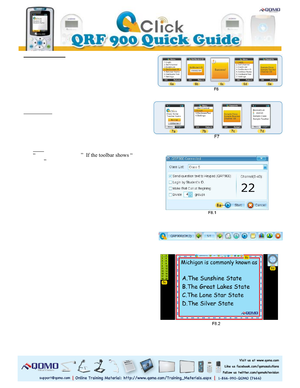 QOMO QRF900 V7 User Manual | Page 3 / 4
