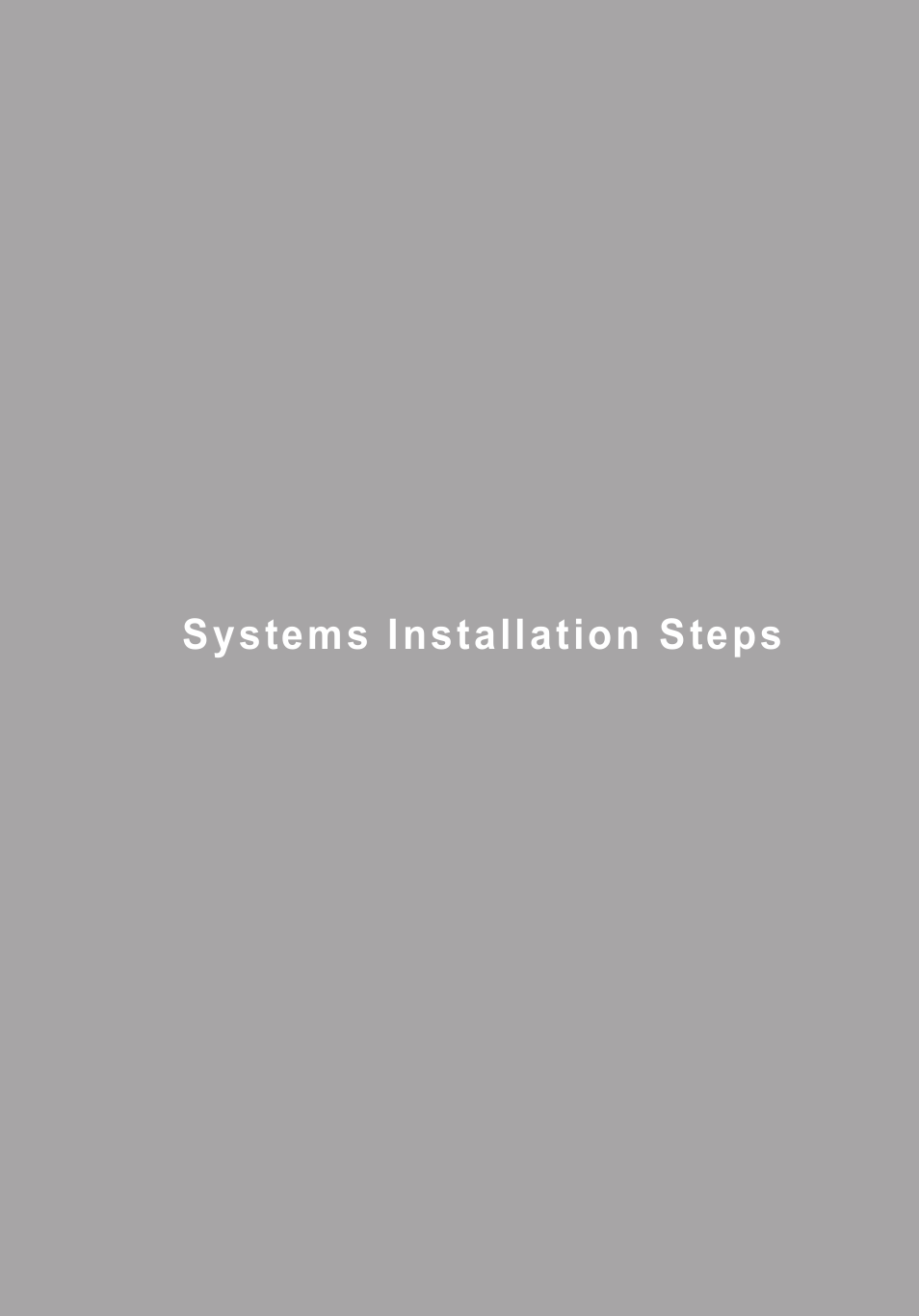 Systems installation steps | QOMO QIT600 User Manual | Page 18 / 51