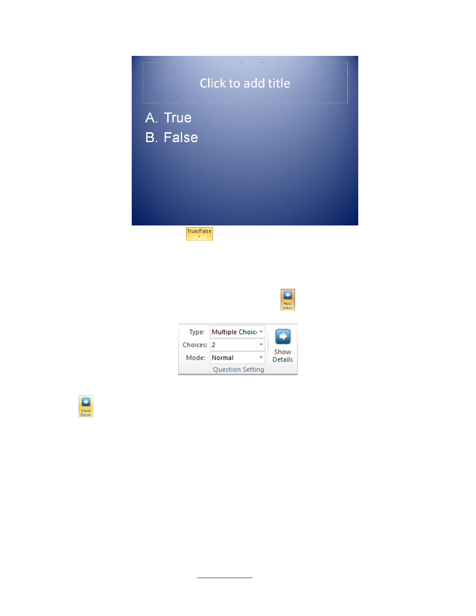 Question setting, 3 question setting | QOMO QClick V7 User Manual | Page 10 / 150