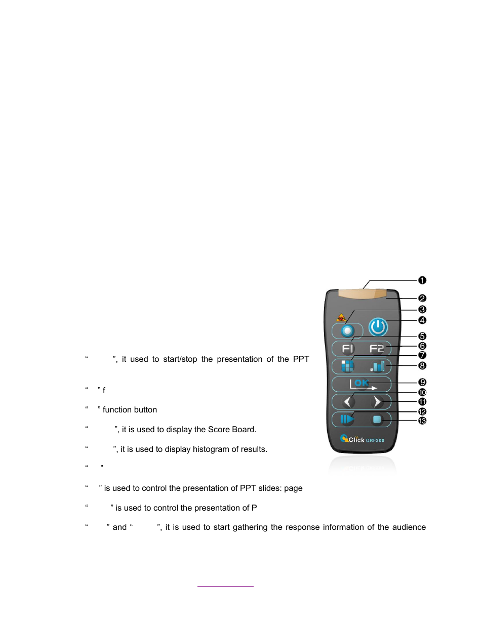 Instructor keypad, Specifications, Illustration | 2 instructor keypad, 1 specifications, 2 illustration | QOMO QClick V7 User Manual | Page 138 / 150