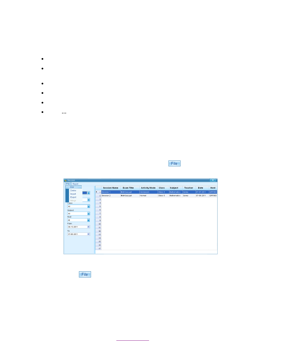 1 record management | QOMO QClick V7 User Manual | Page 34 / 150