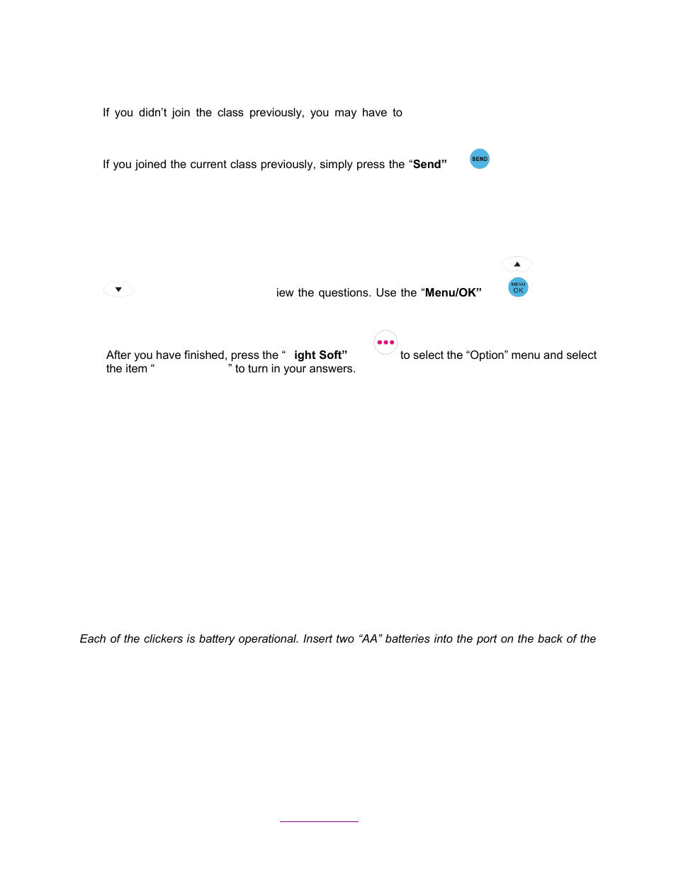 Instructor keypad, Specifications, 2 instructor keypad | 1 specifications | QOMO QClick V7 User Manual | Page 66 / 150