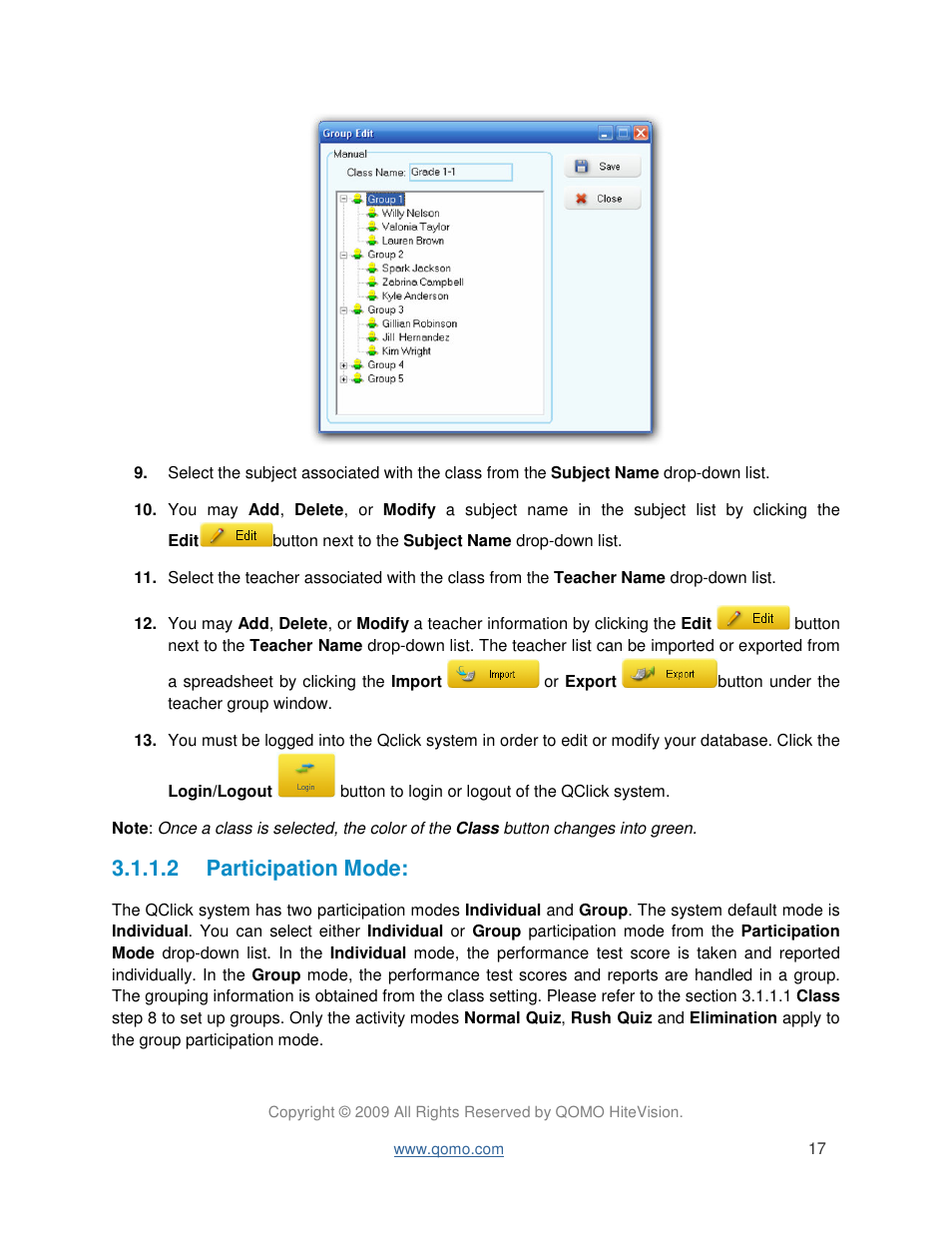 2 participation mode | QOMO QIR300 User Manual User Manual | Page 17 / 91