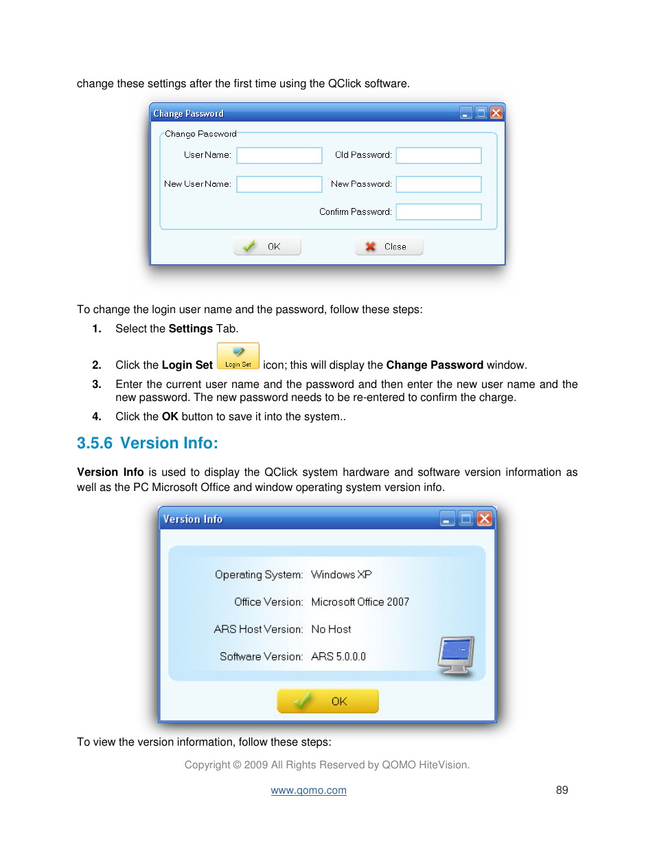 6 version info | QOMO QIR300 User Manual User Manual | Page 89 / 91