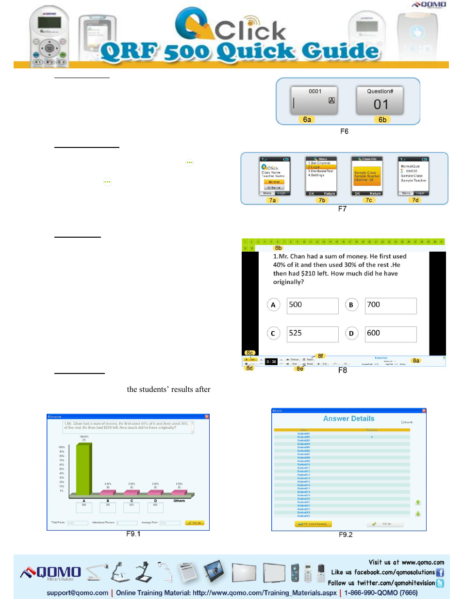 QOMO QRF500 Quick Start User Manual | Page 4 / 5