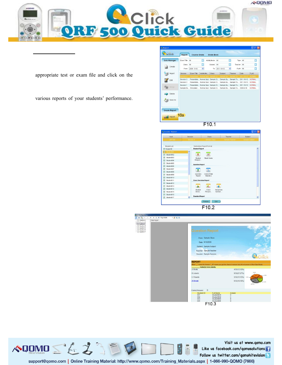 QOMO QRF500 Quick Start User Manual | Page 5 / 5