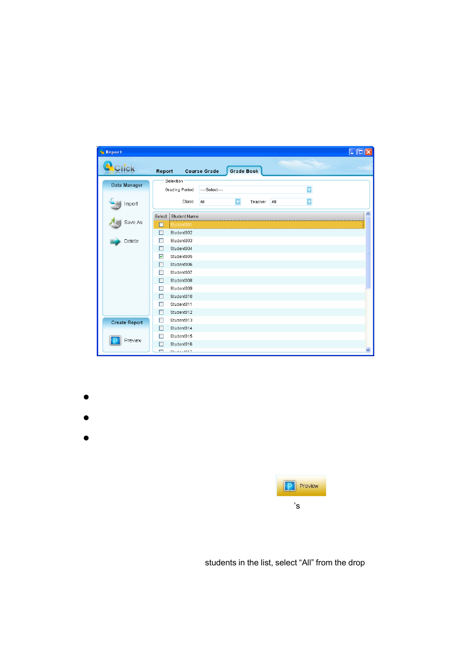 Grade book, 3 grade book | QOMO QRF700 User Manual User Manual | Page 98 / 161