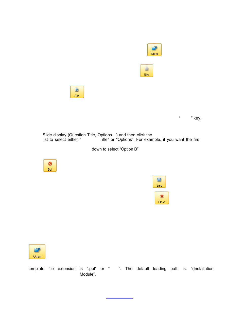 Open, 1 open | QOMO QRF900 User Manual User Manual | Page 32 / 129