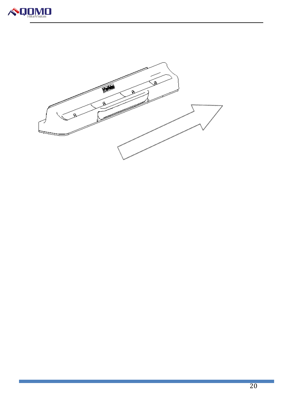 Ow to use the smart pen tray | QOMO IR User Manual | Page 21 / 27