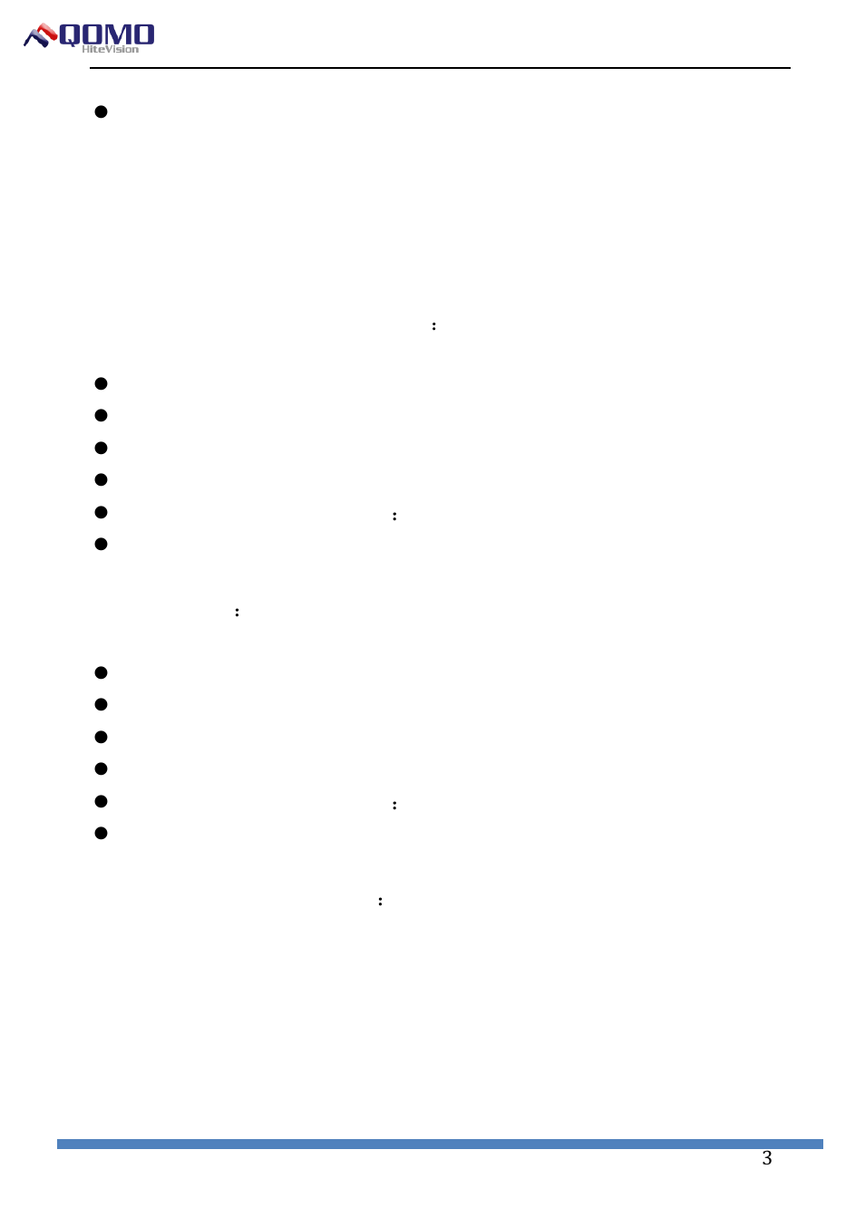 System requirements | QOMO IR User Manual | Page 4 / 27
