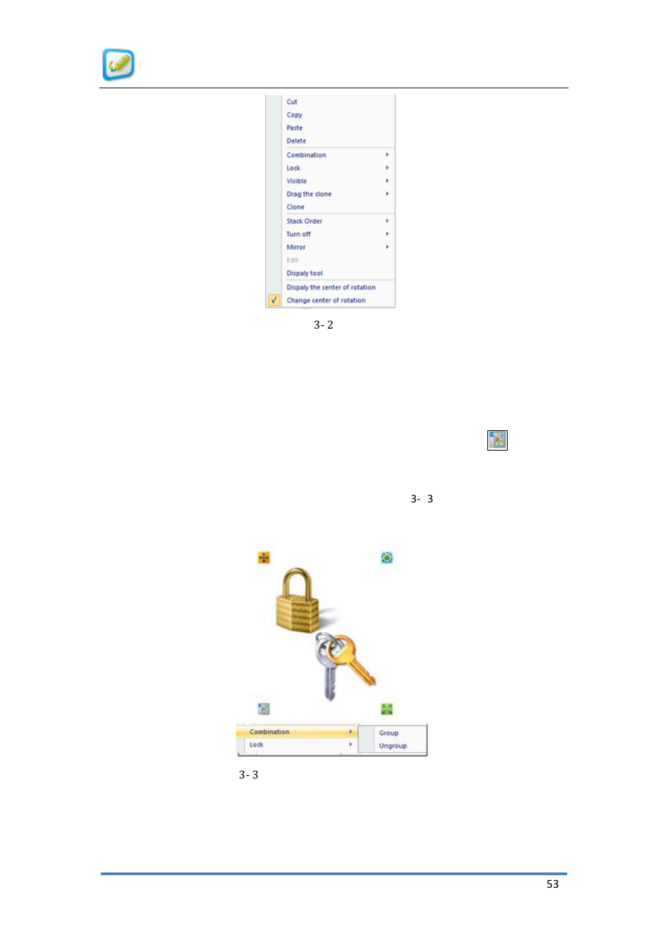 Combine, N figure, 2 edit menu | QOMO KidzFlow! Manual User Manual | Page 53 / 59