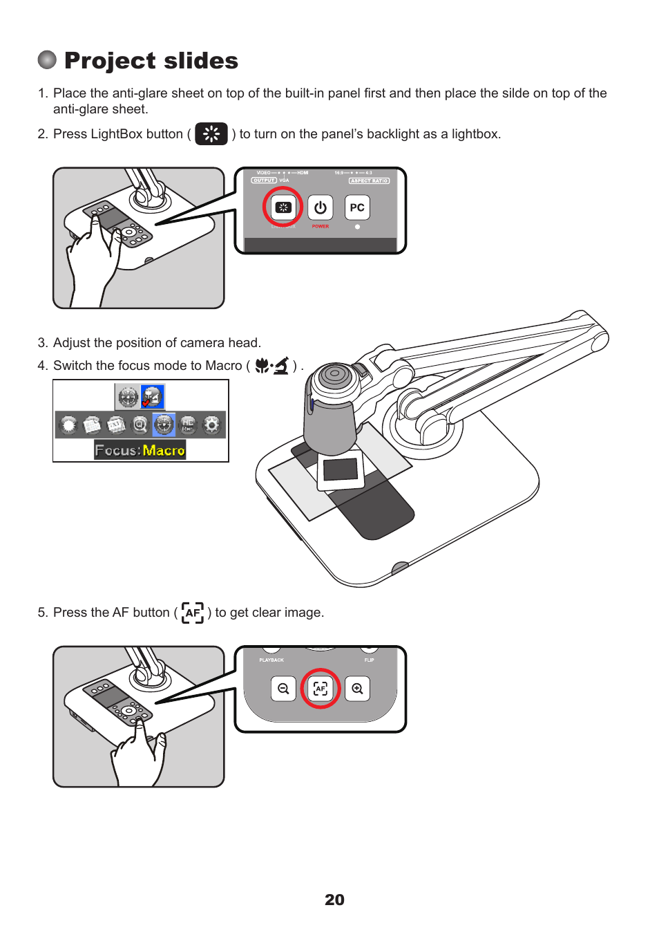 Project slides | QOMO QPC60 User Manual | Page 22 / 28