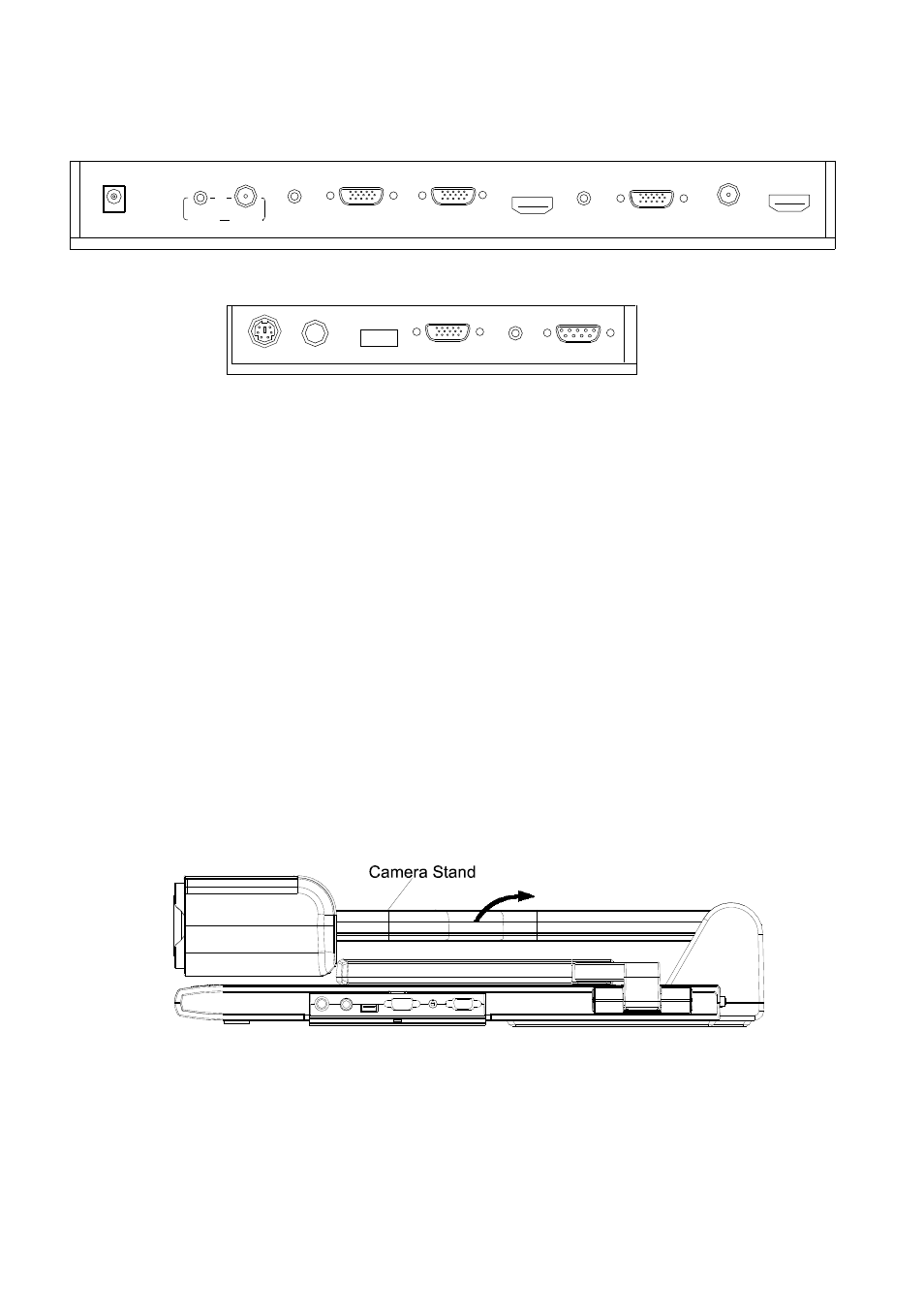 Connections, Basic preparations, 16 rgb audio in | Side panel rear panel | QOMO QD3900 User Manual | Page 7 / 24