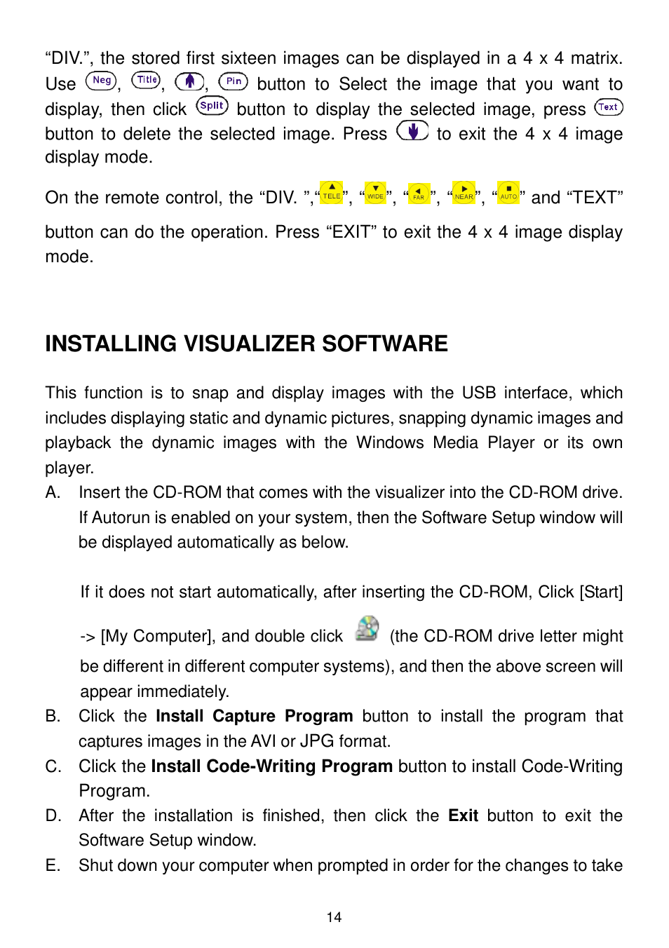 Installing visualizer software | QOMO QD3300 User Manual | Page 14 / 23
