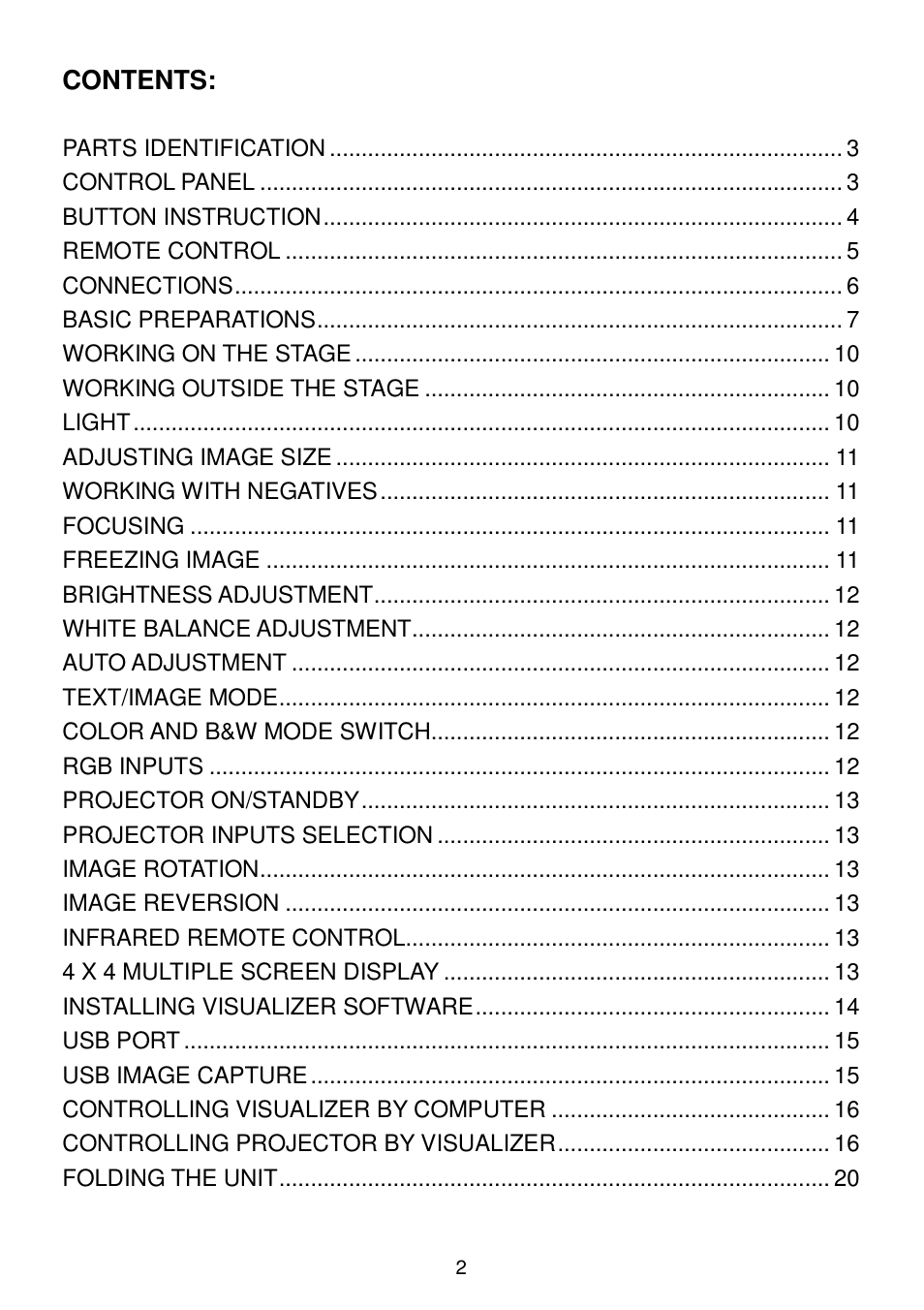 QOMO QD3300 User Manual | Page 2 / 23