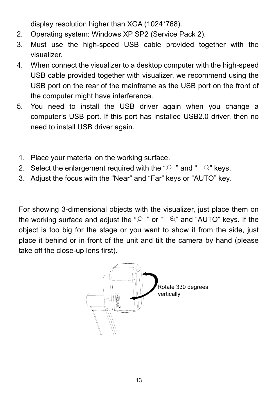 Working on the stage, Working outside the stage, Working on the stage working outside the stage | QOMO QD1200 User Manual | Page 13 / 26