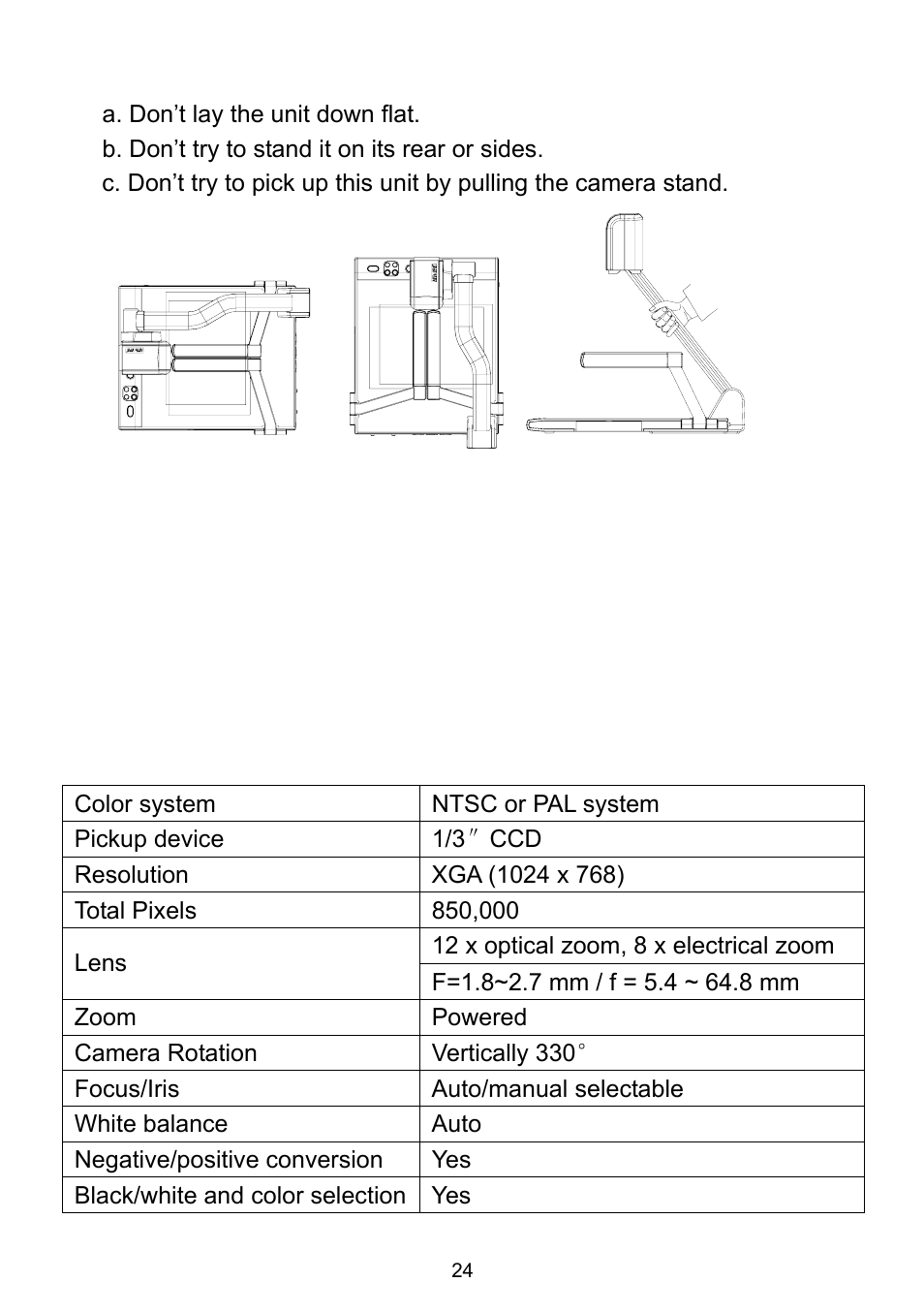 Specifications | QOMO QD1200 User Manual | Page 24 / 26