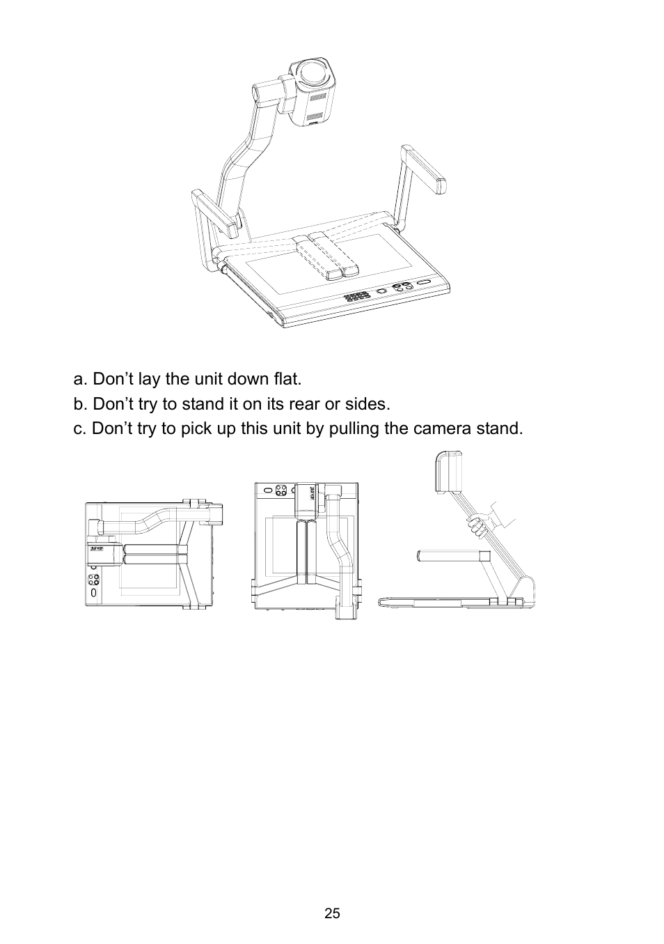 Not this way | QOMO QD1600 User Manual | Page 25 / 28