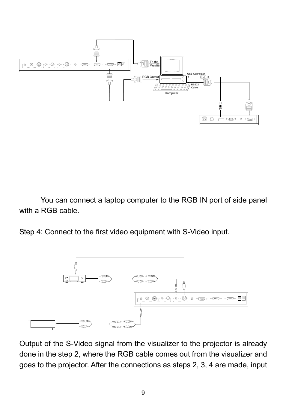 Side panel, Rear panel | QOMO QD1600 User Manual | Page 9 / 28