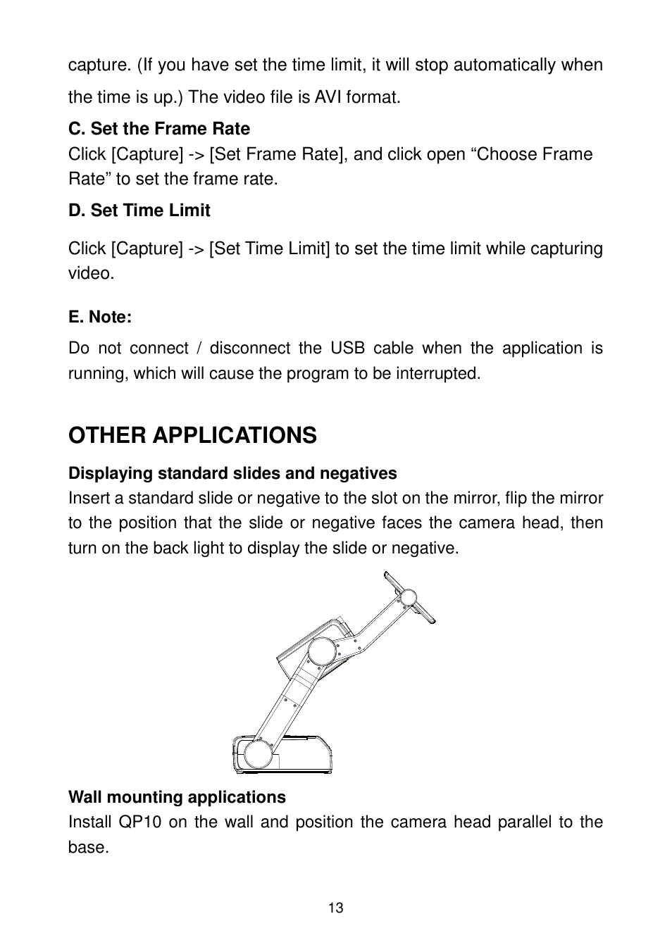 Other applications | QOMO QP10 User Manual | Page 13 / 17