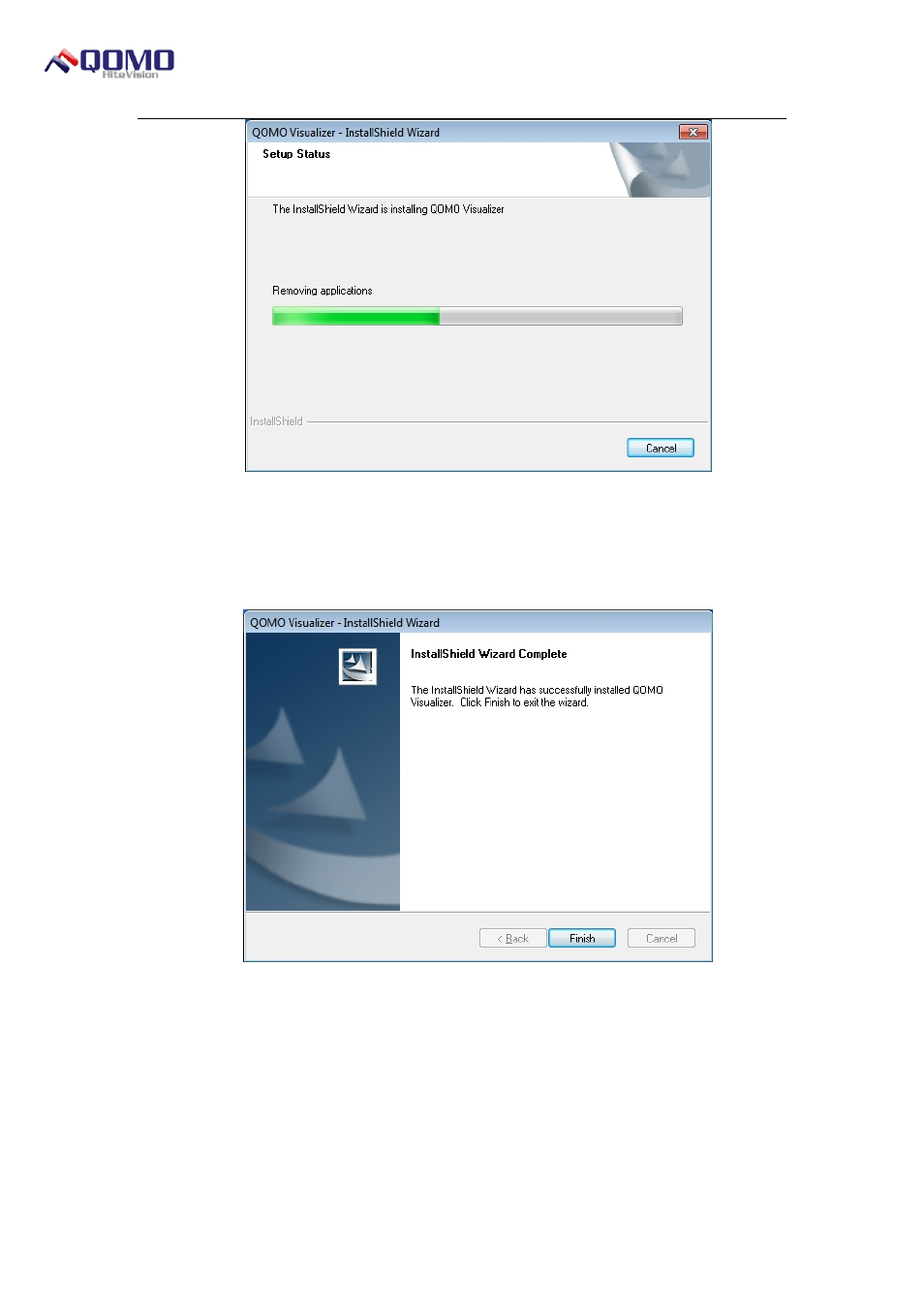 Custom installation | QOMO Visualizer User Manual | Page 7 / 30
