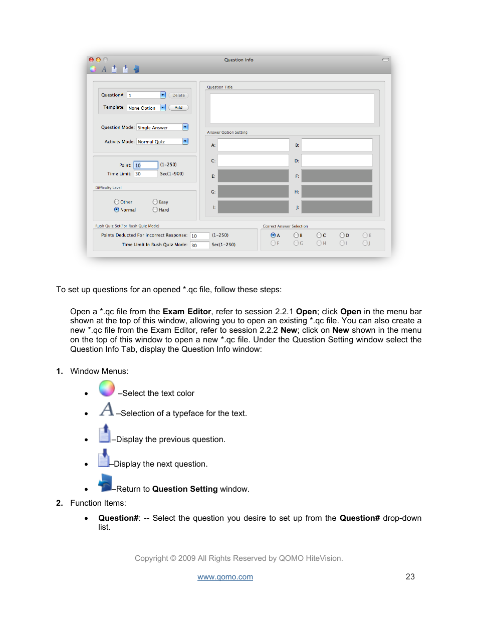 QOMO QRF300 User Manual | Page 23 / 77