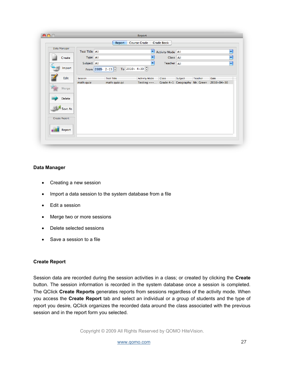 QOMO QRF300 User Manual | Page 27 / 77