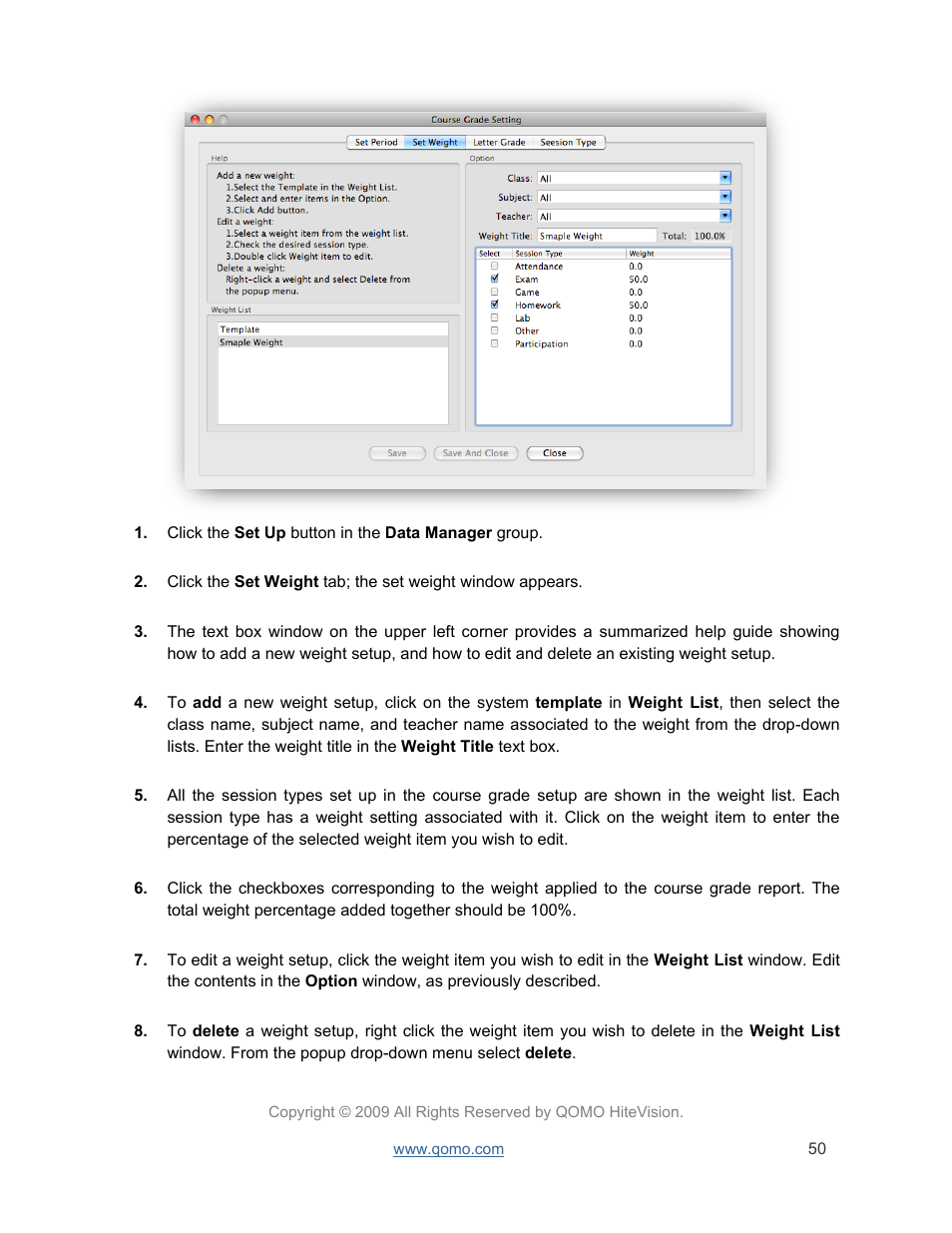 QOMO QRF300 User Manual | Page 50 / 77