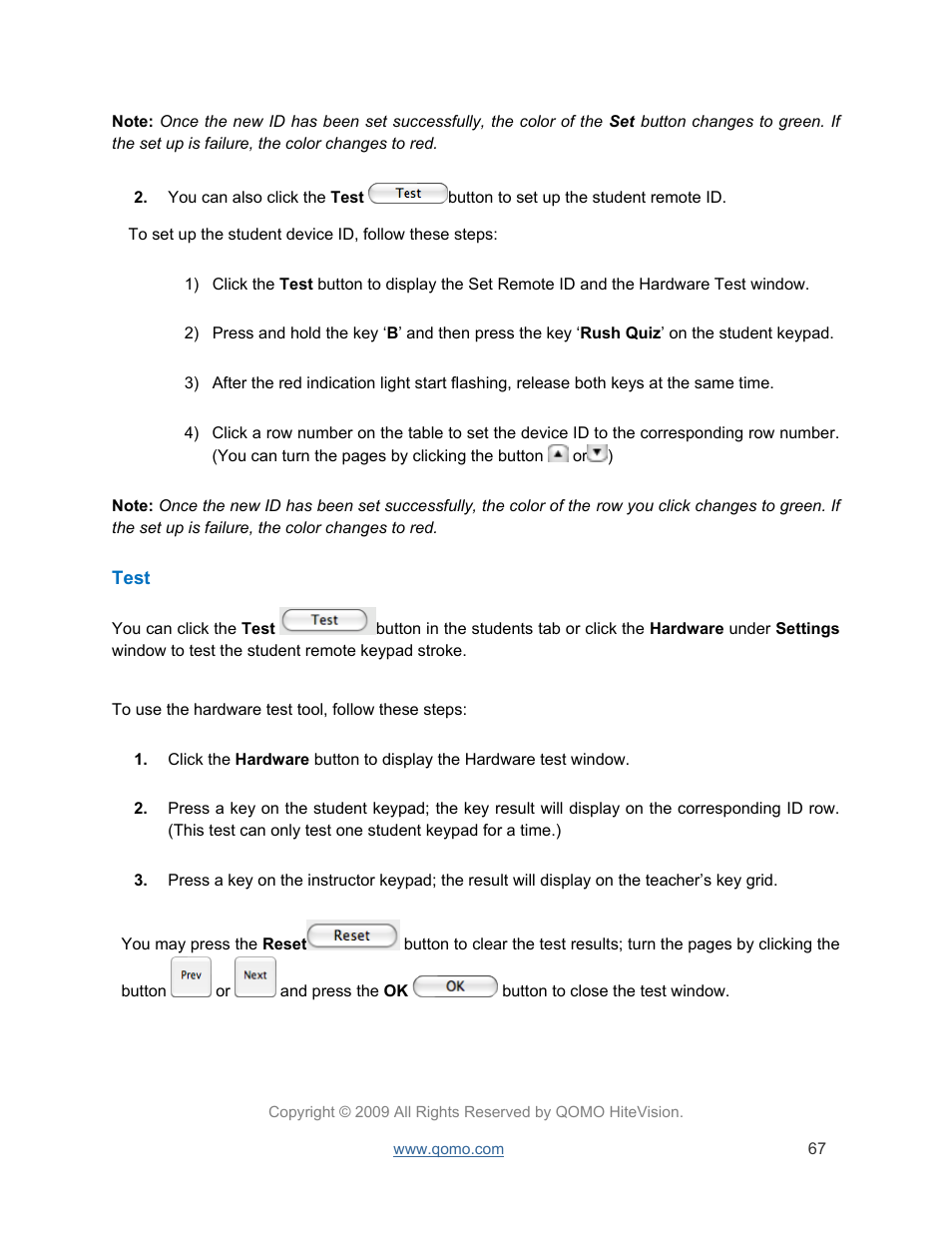 QOMO QRF300 User Manual | Page 67 / 77