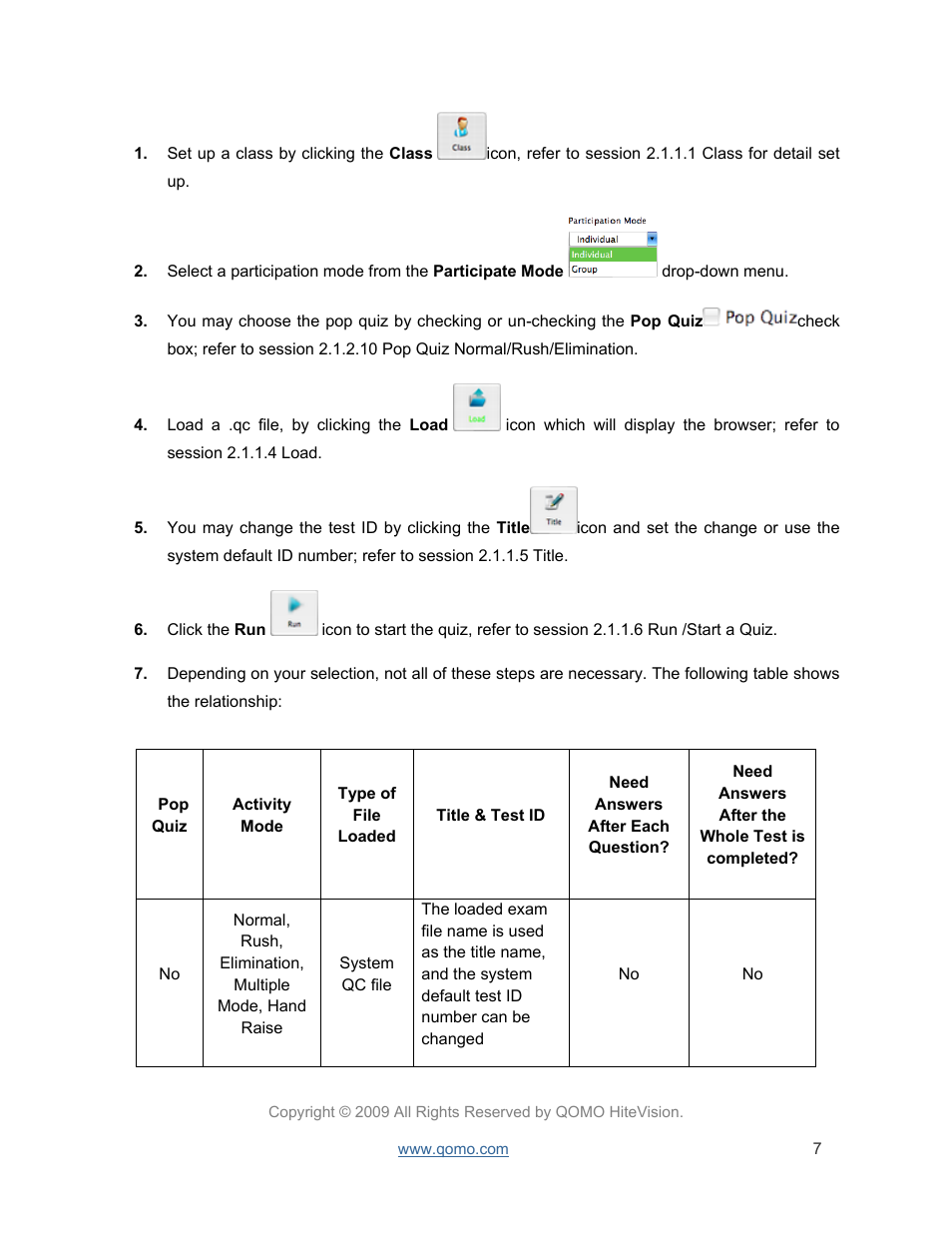 QOMO QRF300 User Manual | Page 7 / 77
