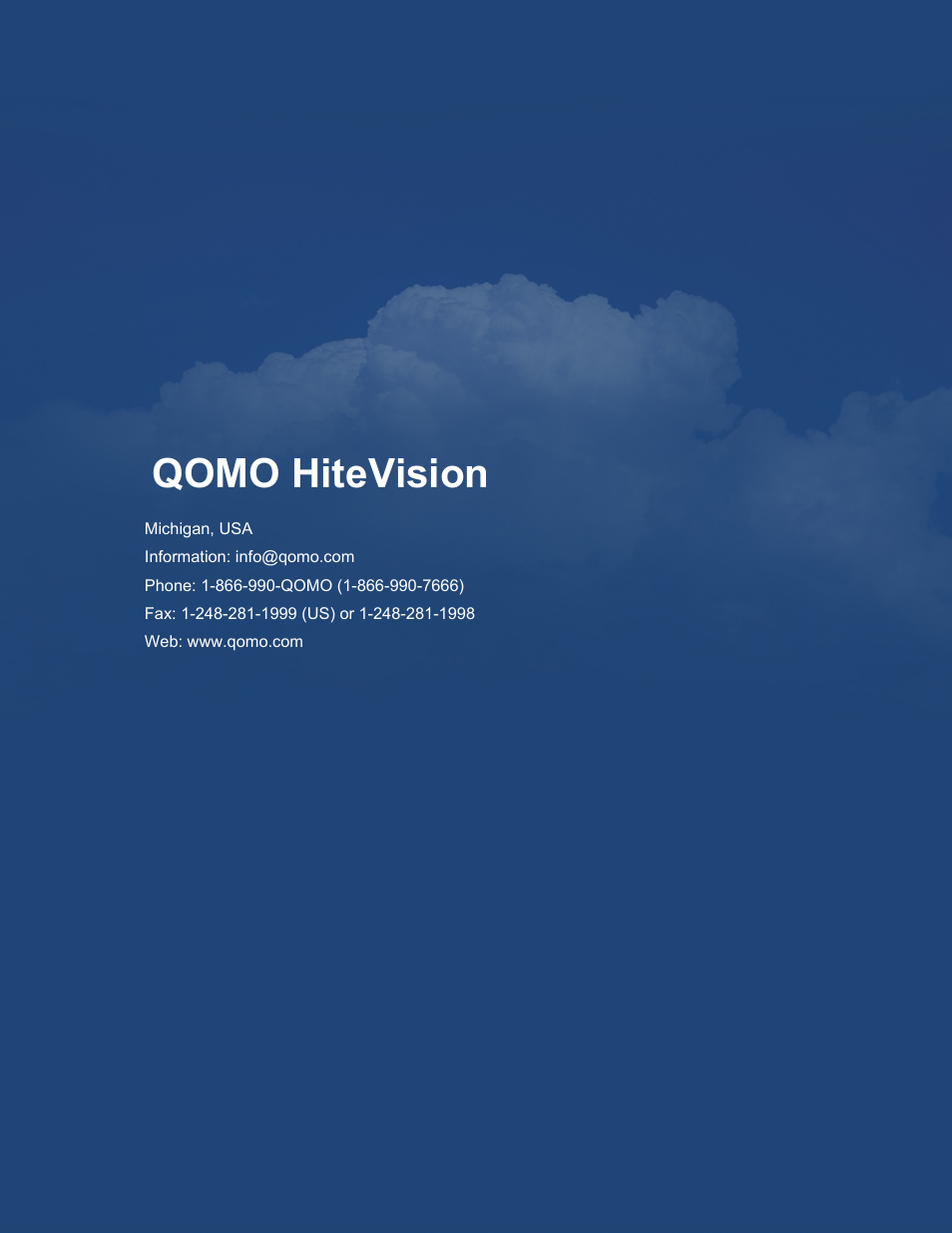 Qomo hitevision | QOMO QRF300 User Manual | Page 77 / 77