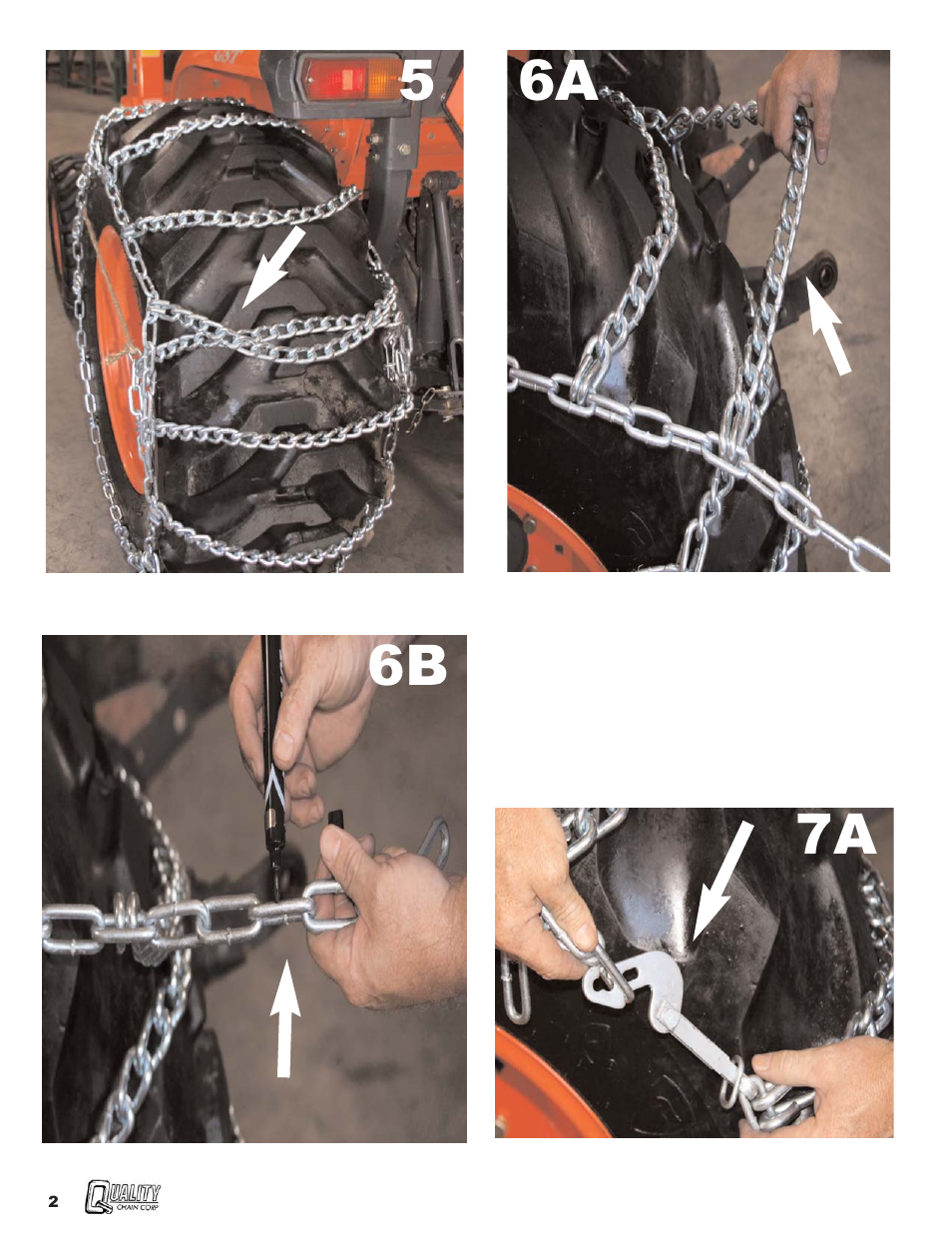 56a 6b 7a | Quality Chain Straight Link Mounting and Cut Down User Manual | Page 3 / 4