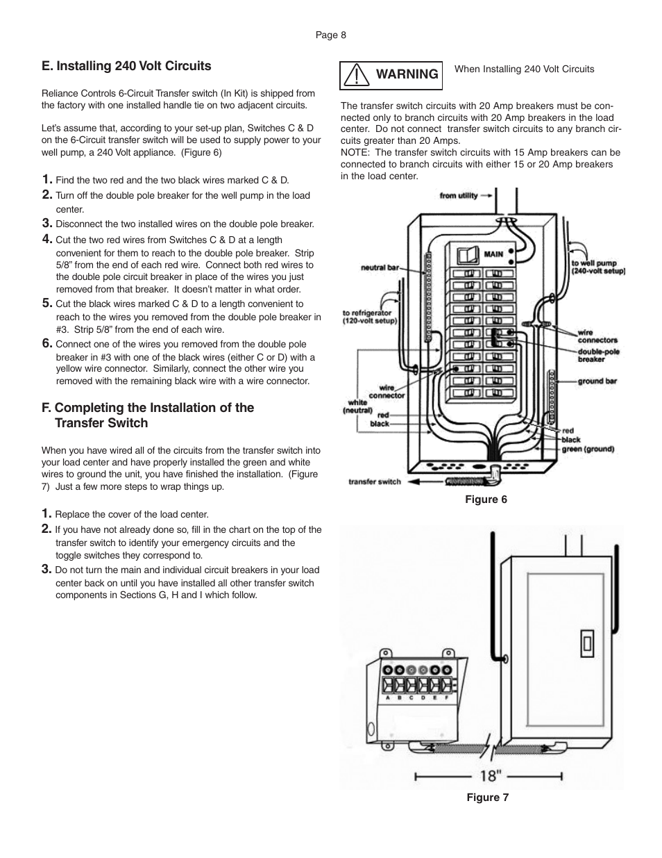 Reliance Controls 31406CRK User Manual | Page 9 / 14