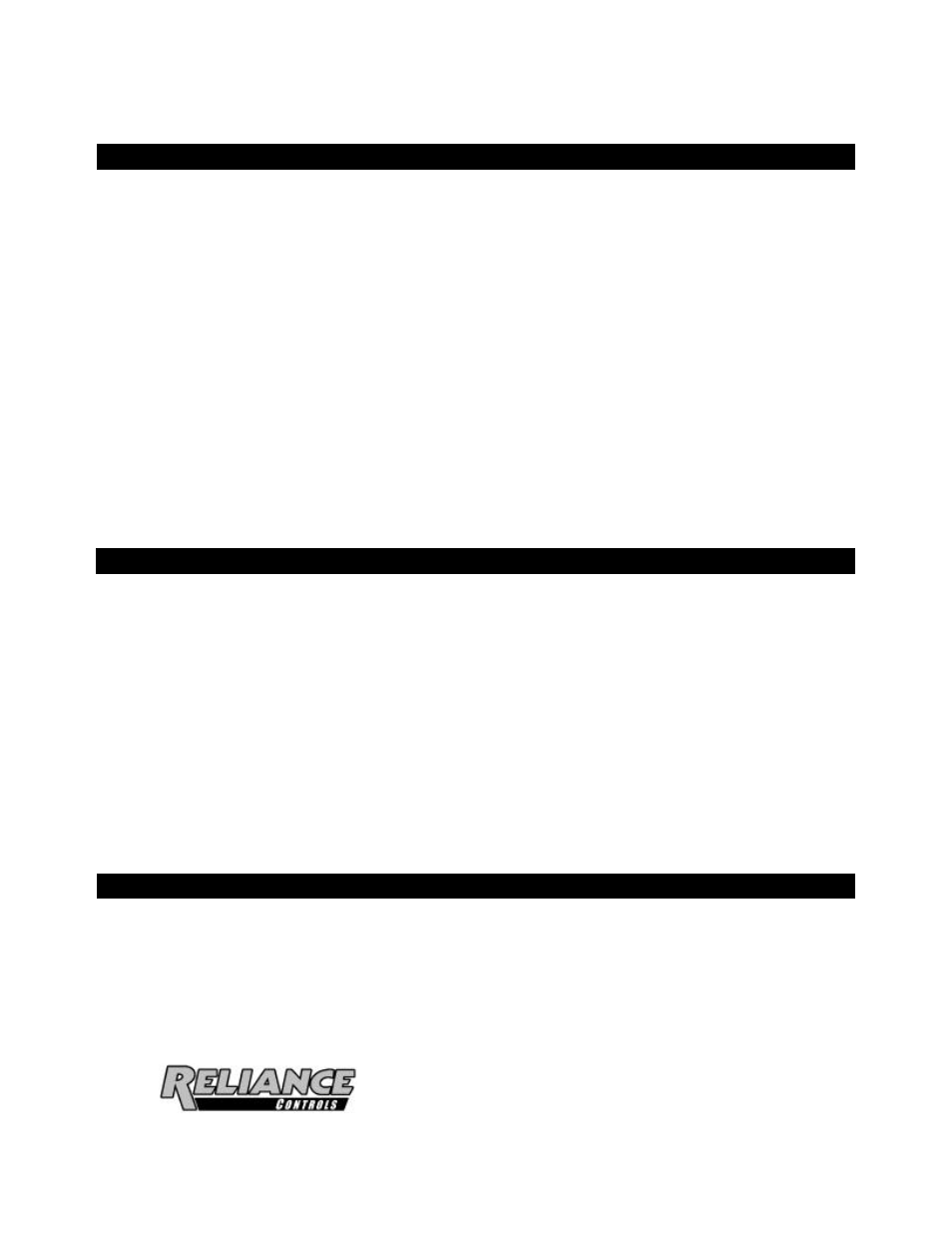Reliance Controls Panel/Link - TR Series User Manual | Page 2 / 2
