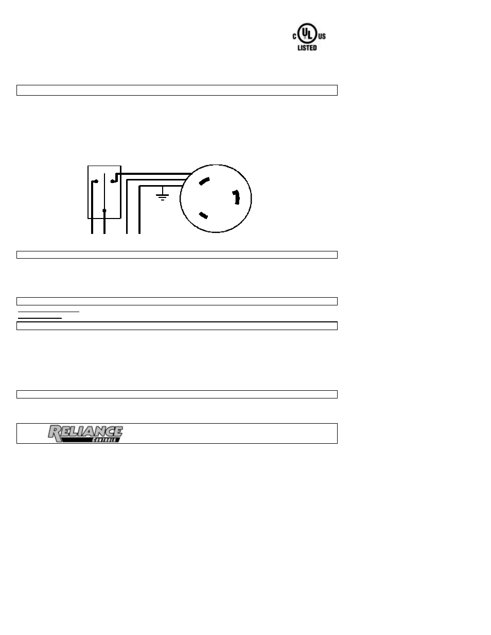 Reliance Controls Easy/Tran - CSR201 User Manual | 1 page