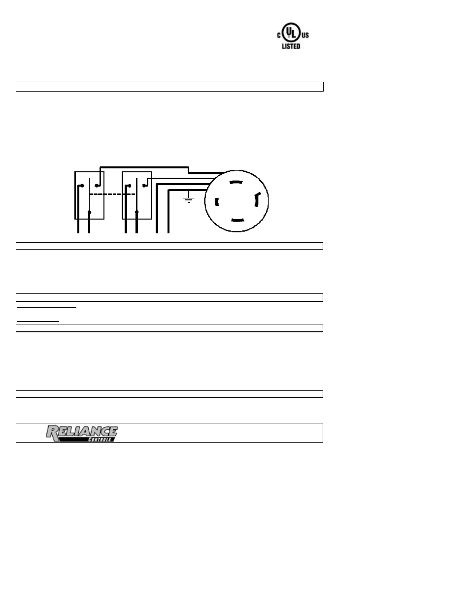 Reliance Controls Easy/Tran - CSR202 User Manual | 1 page