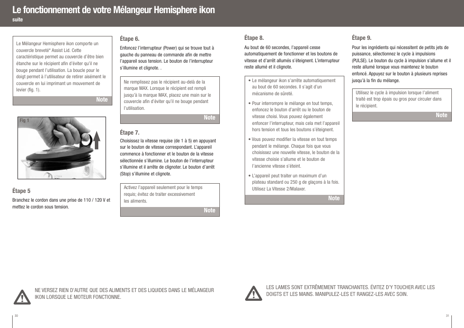 Breville IKON HEMISPHERE BBL550XL /B User Manual | Page 16 / 34