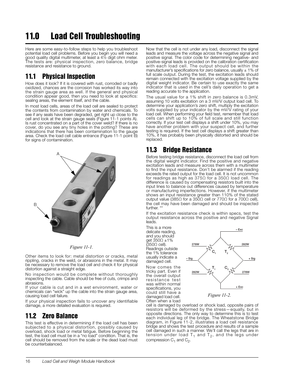 0 load cell troubleshooting, 1 physical inspection, 2 zero balance | 3 bridge resistance, Load cell troubleshooting | Rice Lake Z6 Single-Ended Beam, SS Welded-seal, IP67, OIML C3 User Manual | Page 20 / 58
