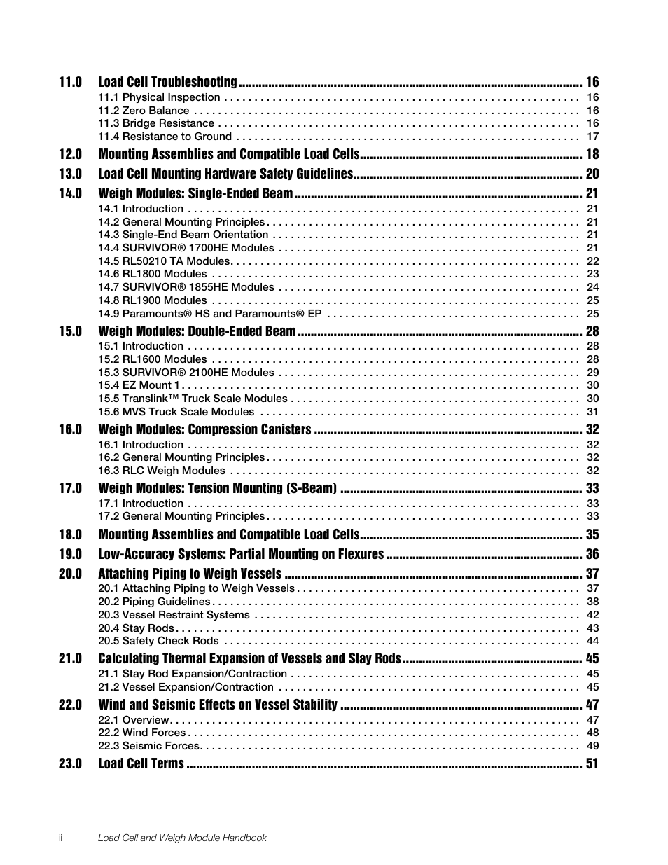 Rice Lake Z6 Single-Ended Beam, SS Welded-seal, IP67, OIML C3 User Manual | Page 4 / 58