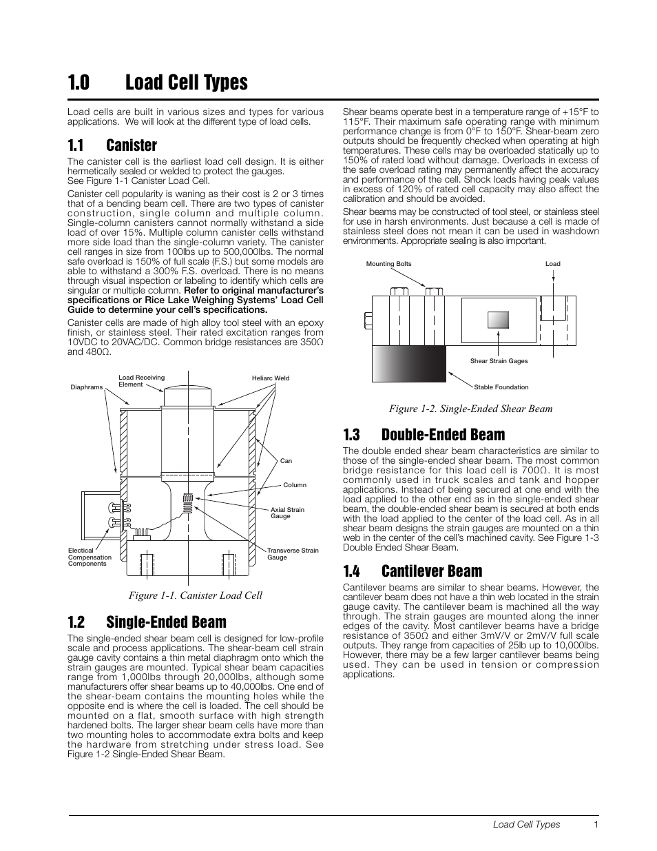 Rice Lake Z6 Single-Ended Beam, SS Welded-seal, IP67, OIML C3 User Manual | Page 5 / 58