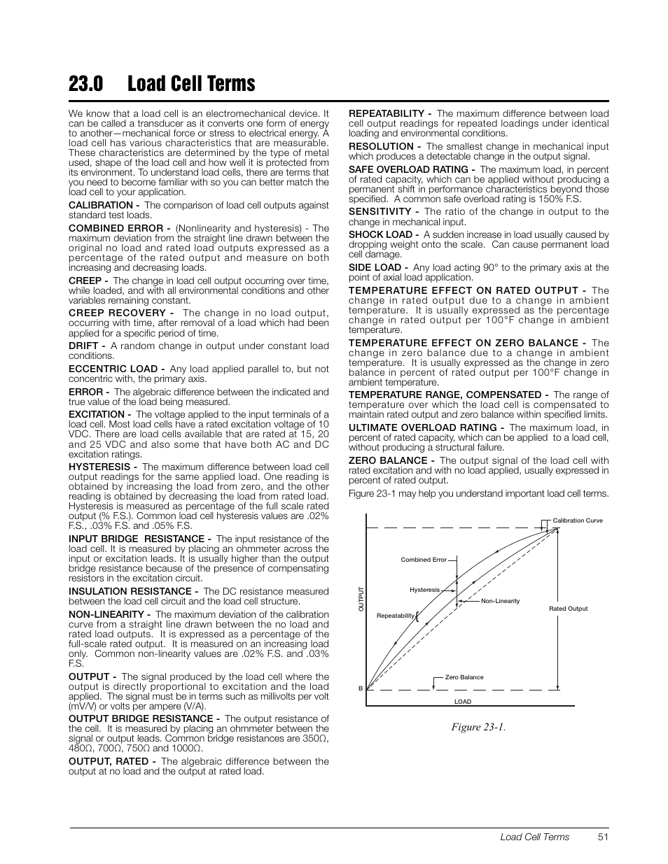 0 load cell terms, Load cell terms | Rice Lake Z6 Single-Ended Beam, SS Welded-seal, IP67, OIML C3 User Manual | Page 55 / 58