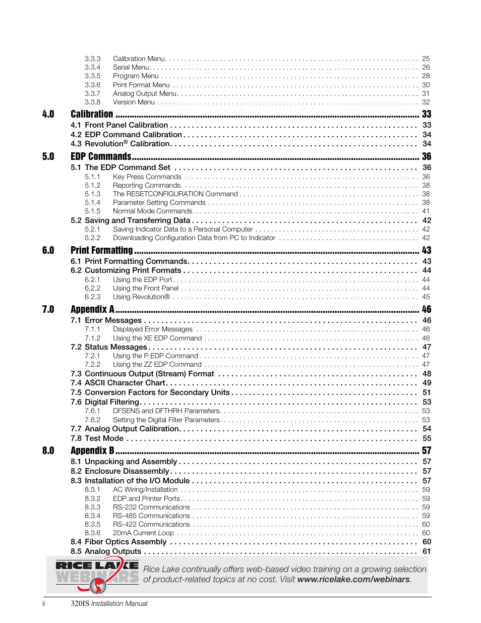 Rice Lake Intrinsically Safe User Manual | Page 4 / 76